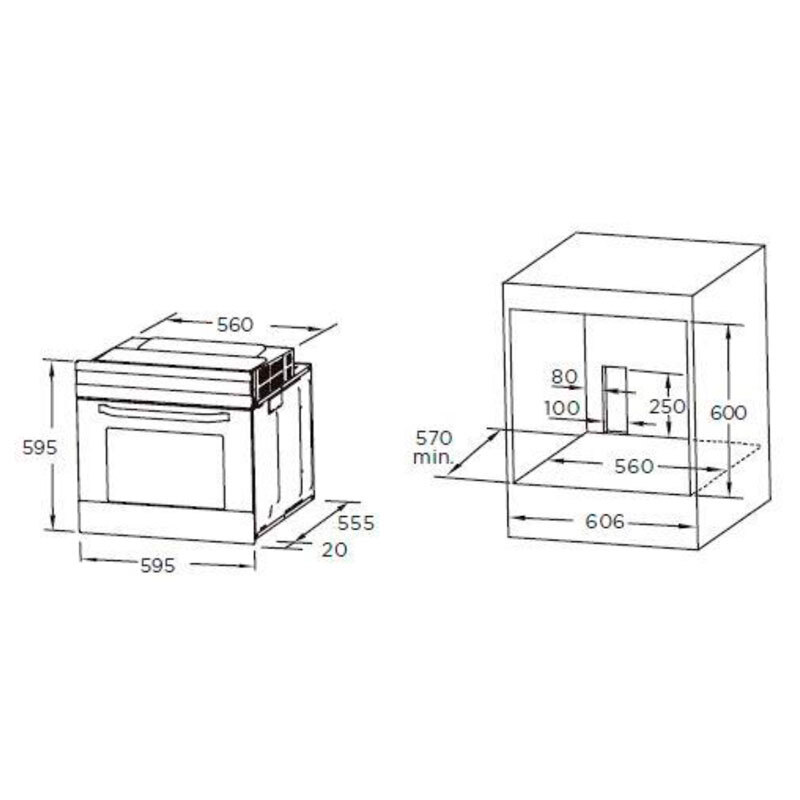 Horno Midea MBO65M40-BK-ST - Imagen 2